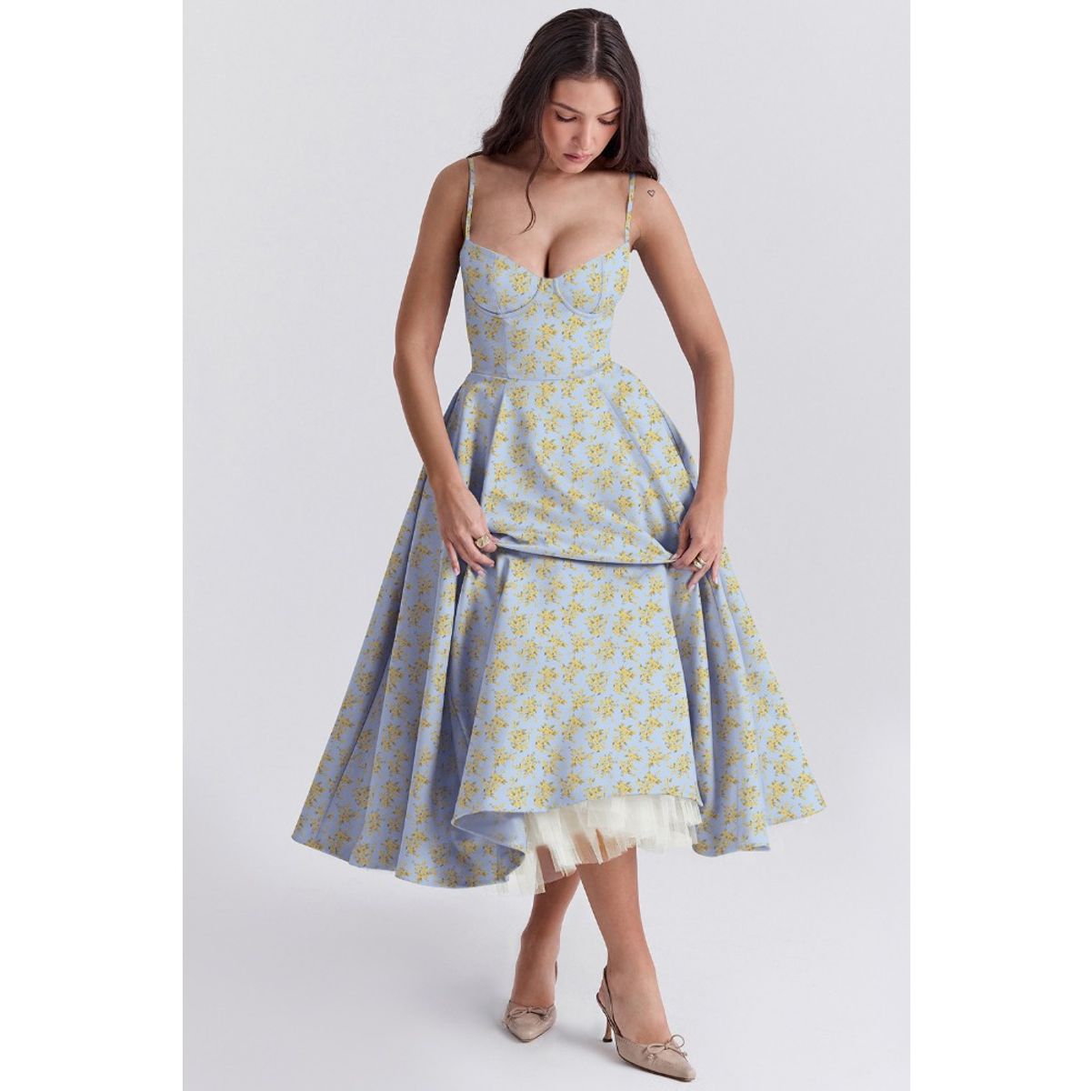 GIOIO - Vestido Mujer Casual Versátil y Cómodo Verde