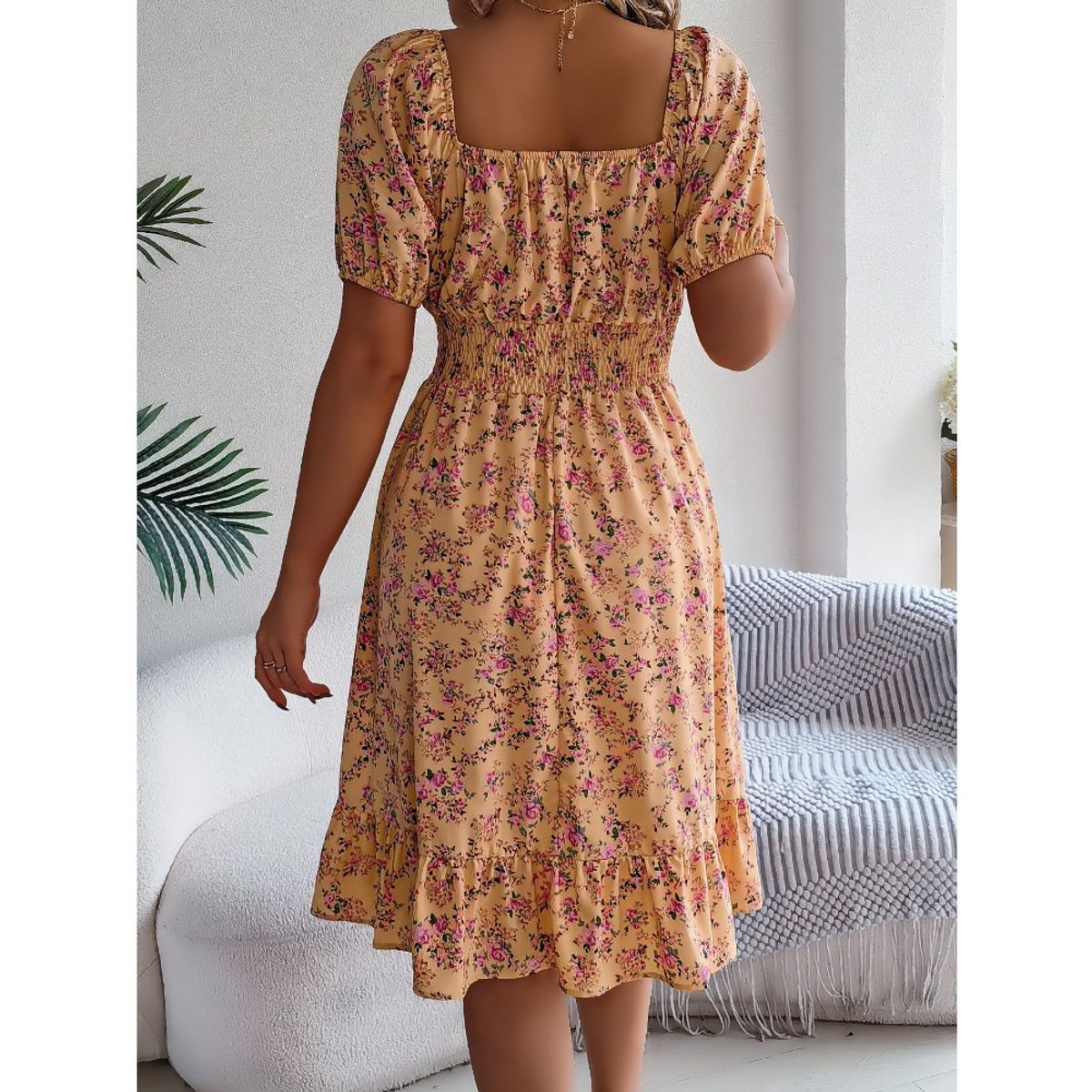 GIOIO - Vestido Mujer Amarillo