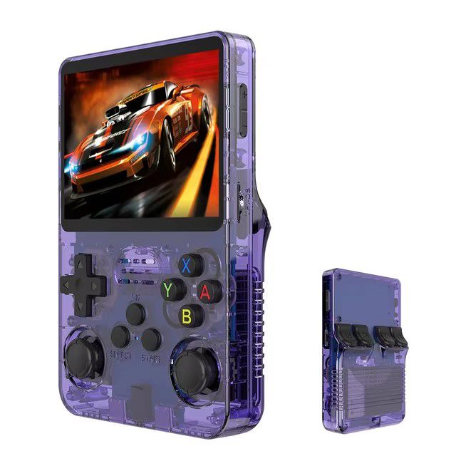 CORRERREY Consola de videojuegos portátil Retro R36S sistema Linux 35 pulgadas