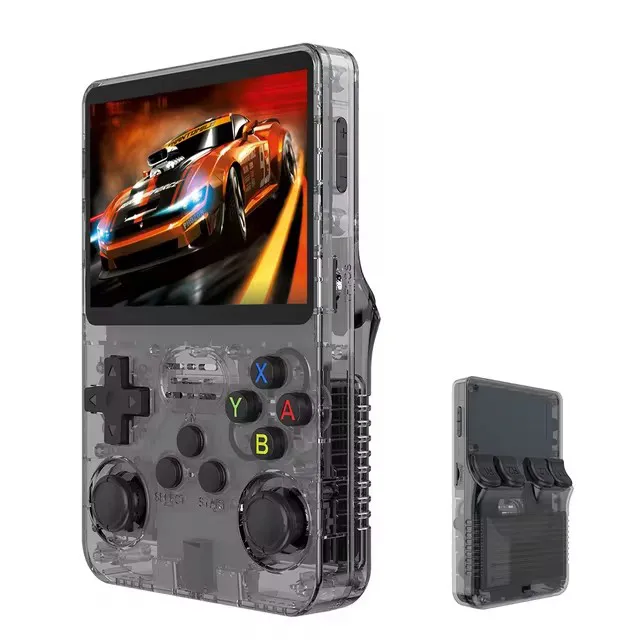 CORRERREY Consola de videojuegos portátil Retro R36S sistema Linux 35 pulgadas
