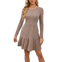 GIOIO - Vestido Mujer Marrón