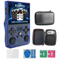 CORRERREY - Consola de videojuegos portátil Retro R36 PRO de sistema Linux