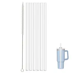 KINDA NICE - 6 Bombillas De Repuesto + Cepillo Compatible Stanley 40oz