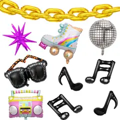 KINDA NICE - Decoración De Fiesta De Trajes De Globos Retro De Los Años90