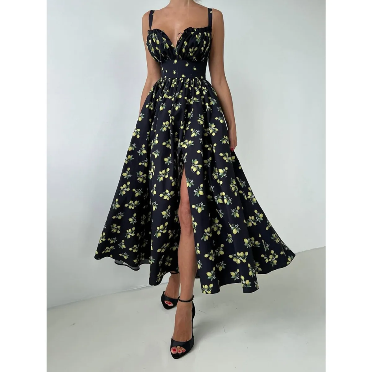 GIOIO - Vestido Mujer Casual Versátil y Cómodo Negro