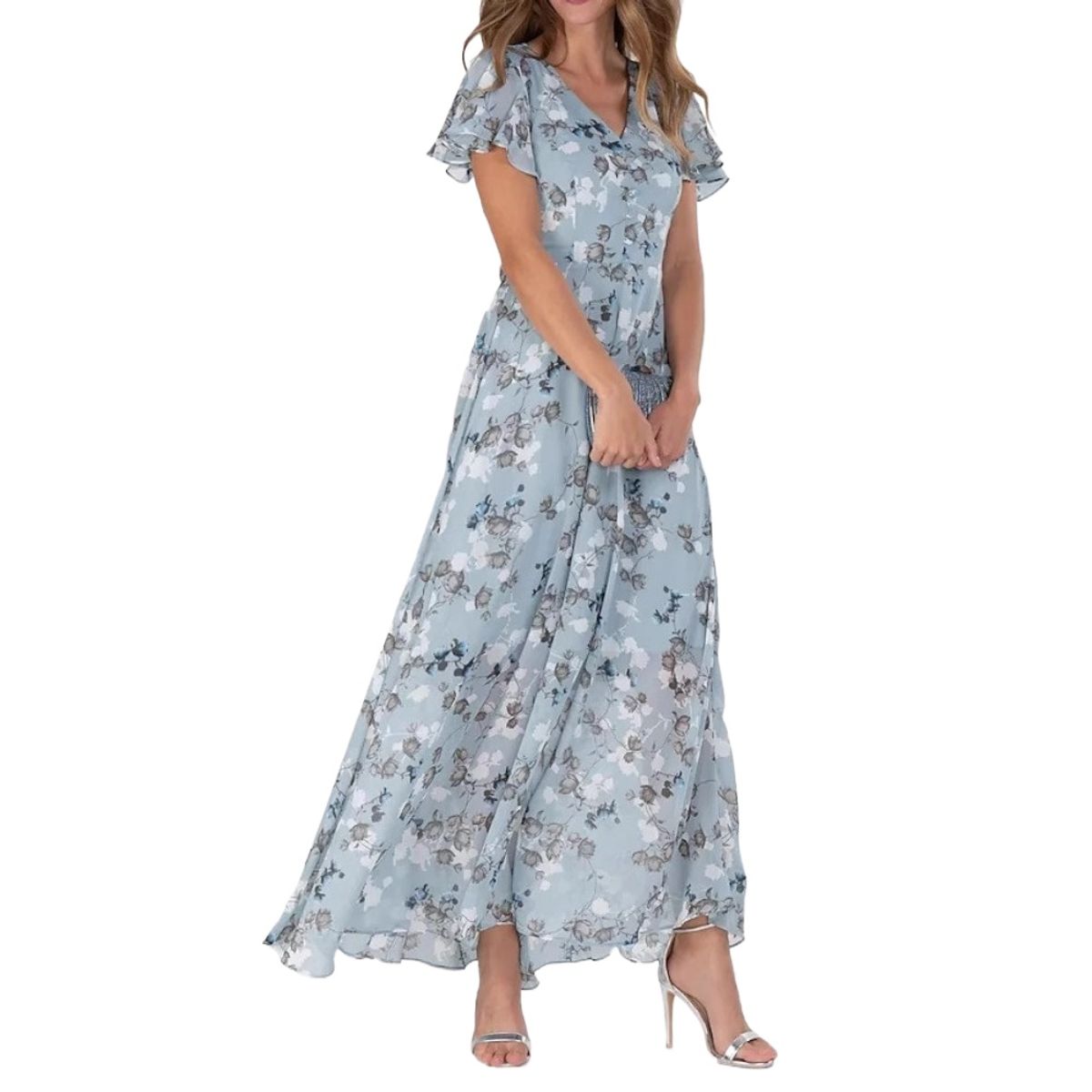 GIOIO - Vestido Mujer Casual Versátil y Cómodo Azul