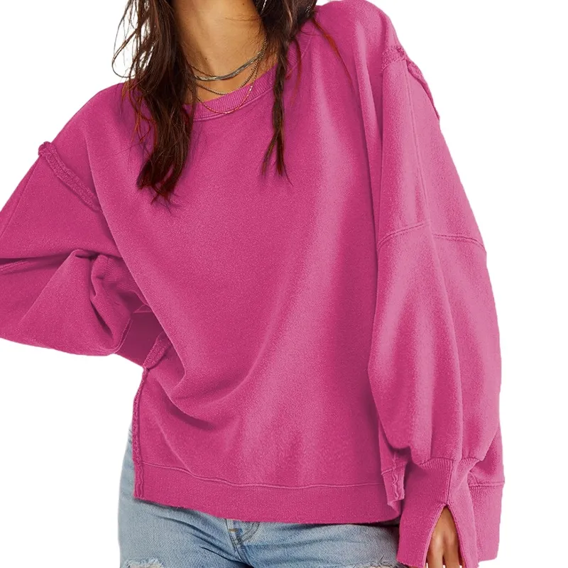 GIOIO - Blusa Mujer Casual Ajustada Elegante Rojo