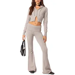 GIOIO - Conjunto de Verano Mujer y Cómodo Beige