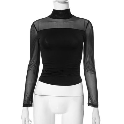 Imagen 2 del producto Blusa Mujer Casual Ajustada Elegante Negro