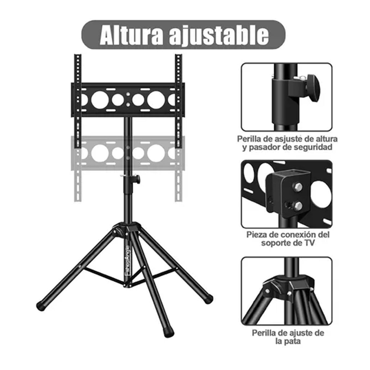 OFERTABKN - Base Trípode Pedestal Tv Ajustable De 32 A 55 Pulgadasf