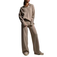 Conjunto de Verano Mujer y Cómodo Marrón