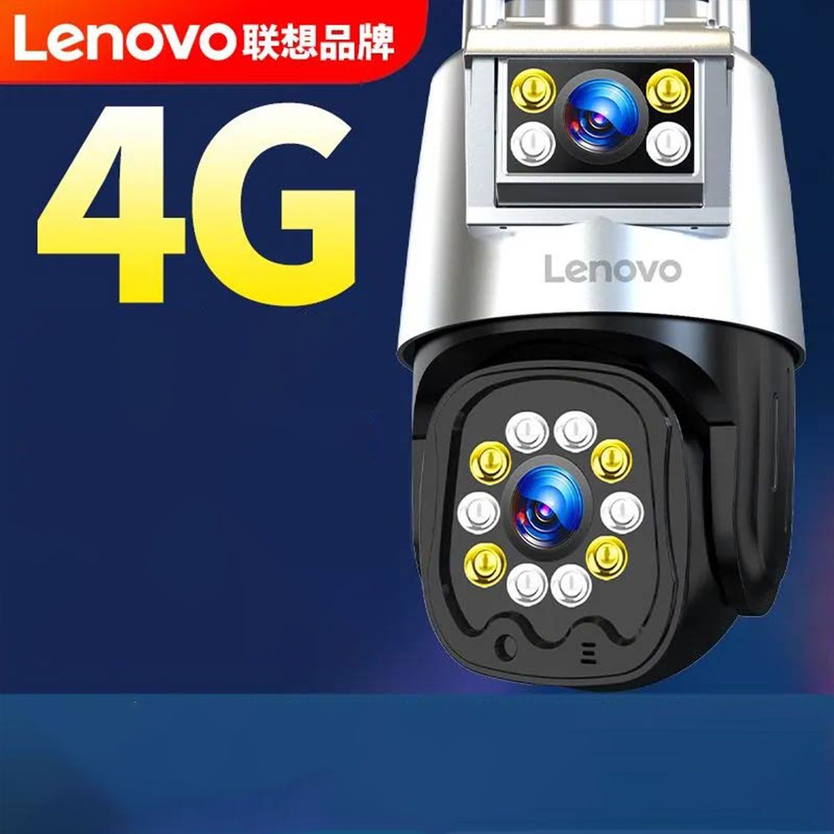 PUREPOWER - Cámara de seguridad inalámbrica doble lente PTZ al aire libre-128G