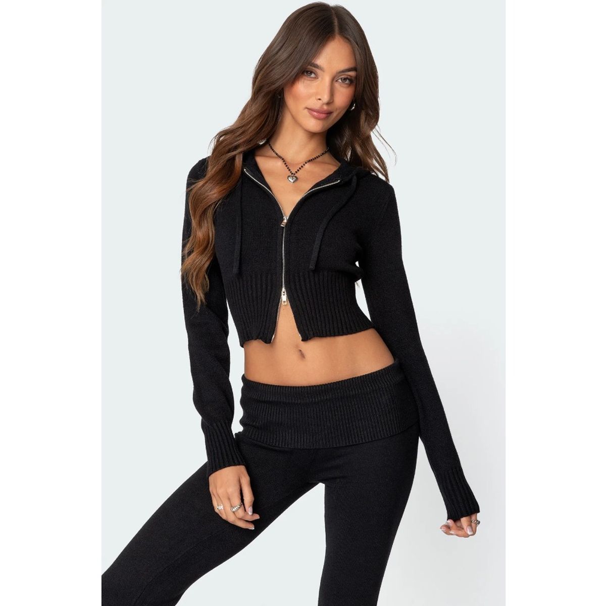 GIOIO - Conjunto de Verano Mujer y Cómodo Negro