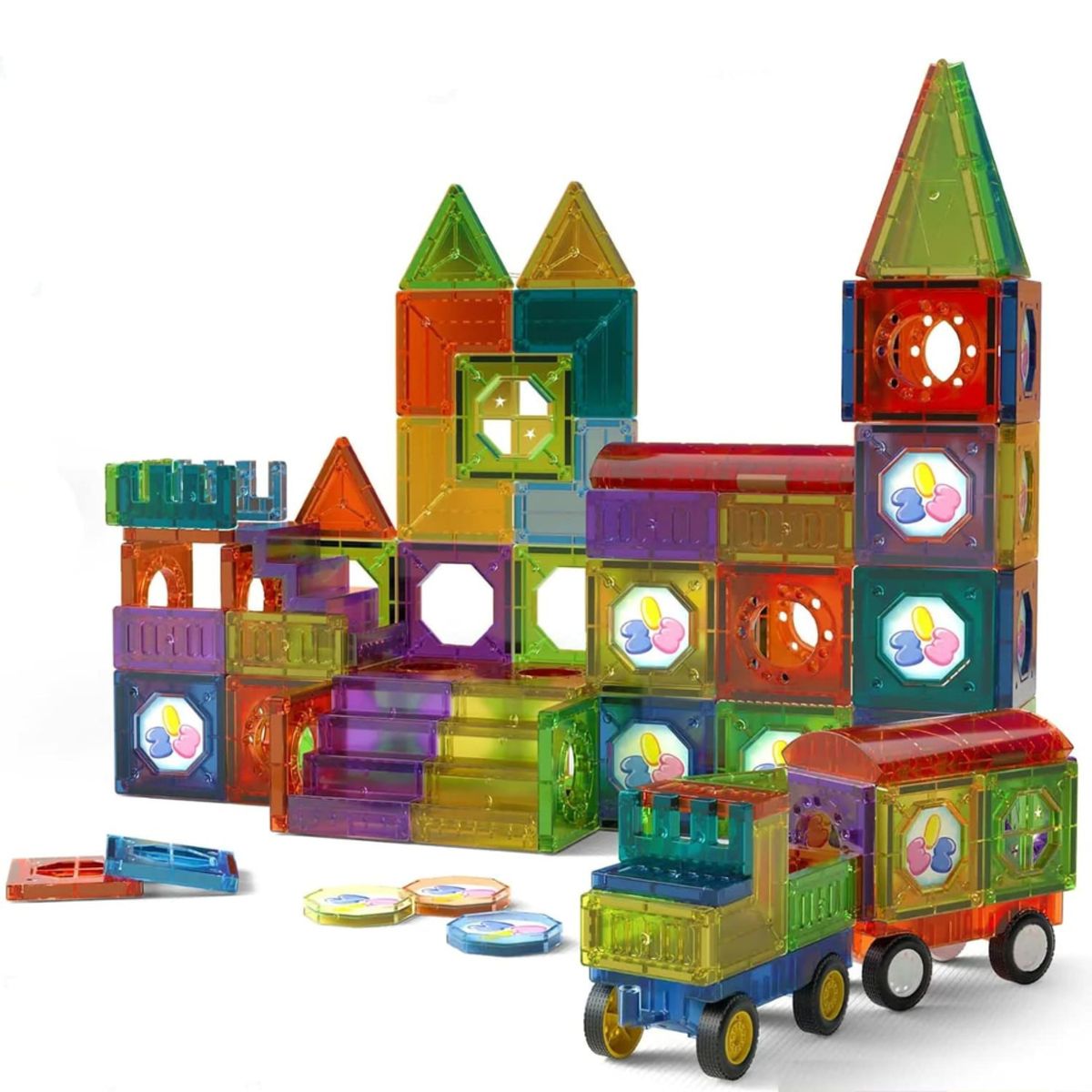 MAGNETICS - Juego de Bloques Magnéticos – 149 Piezas