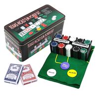 Set de Poker Profesional 200 Fichas con Maletín y Paño