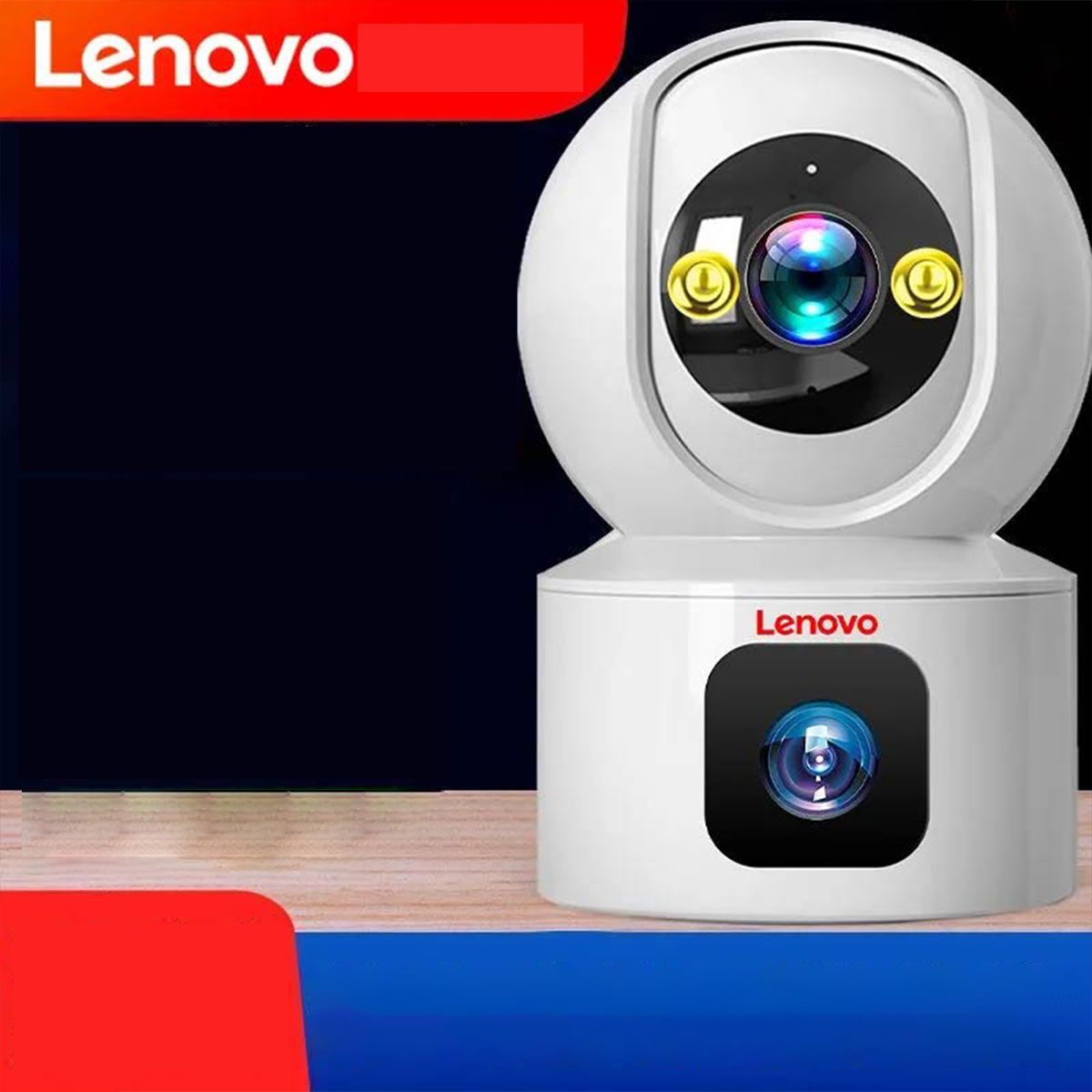 PUREPOWER - Cámara de seguridad inteligente de doble lente de 360 grados-32g