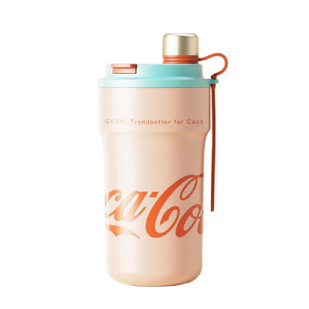 COCA COLA - COCA COLA GERM Termo Paipai Termo Clásico Oficial 650ml Frío O Caliente Vaso Térmico Naranja