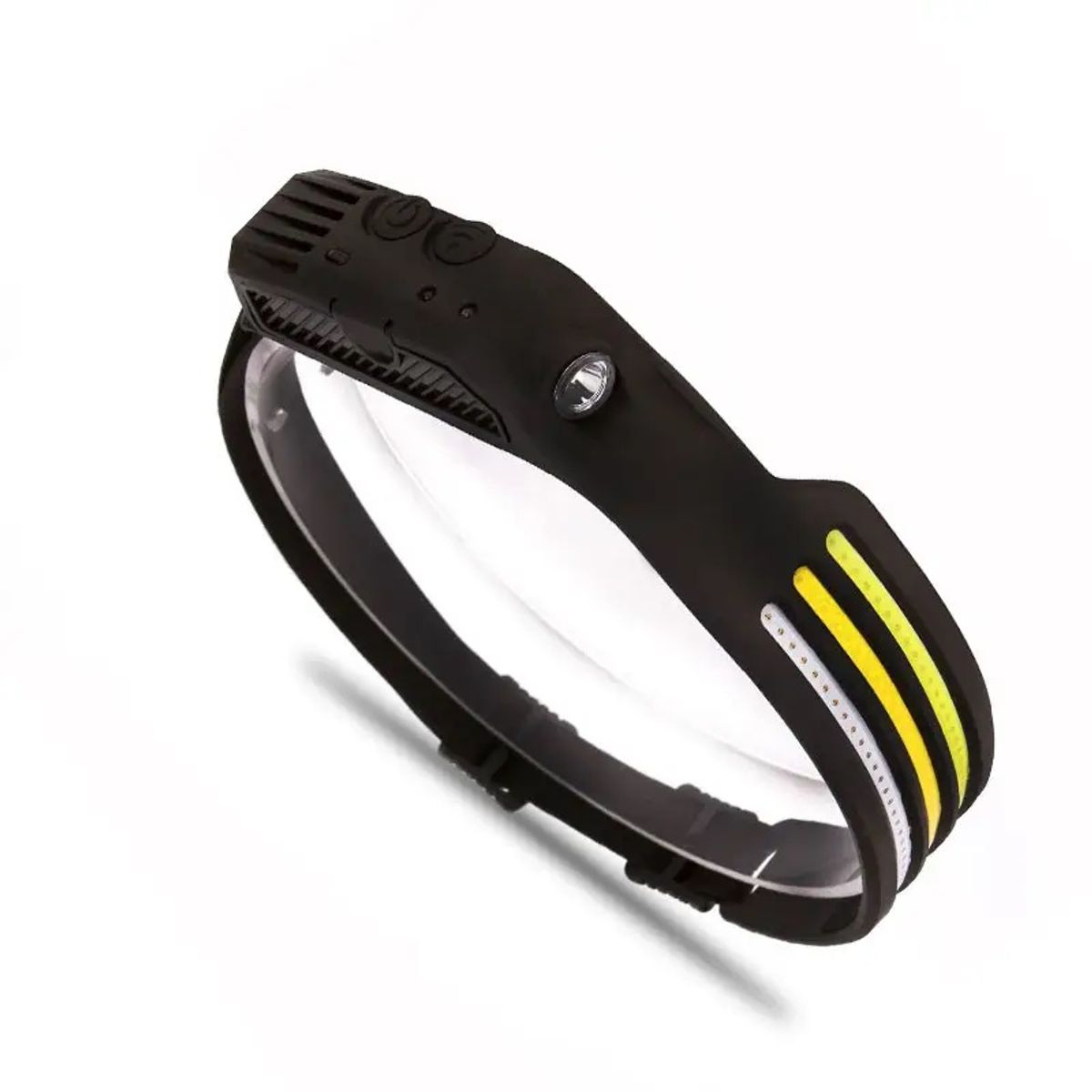 GENERICO - Linterna frontal 8 Modos recargable1200mAh sensor movimiento