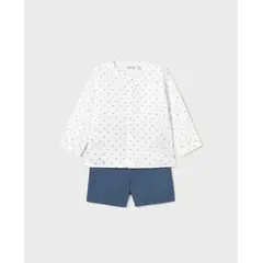 MAYORAL - Conjunto Bermuda y camisa estampada bebe niño