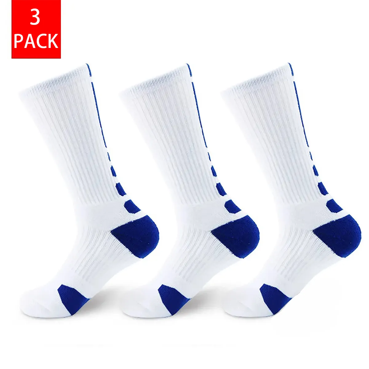POLASUP - Polasup Suela de tela engrosada en color blanco azul oscuro adecuada para jugar al baloncesto correr