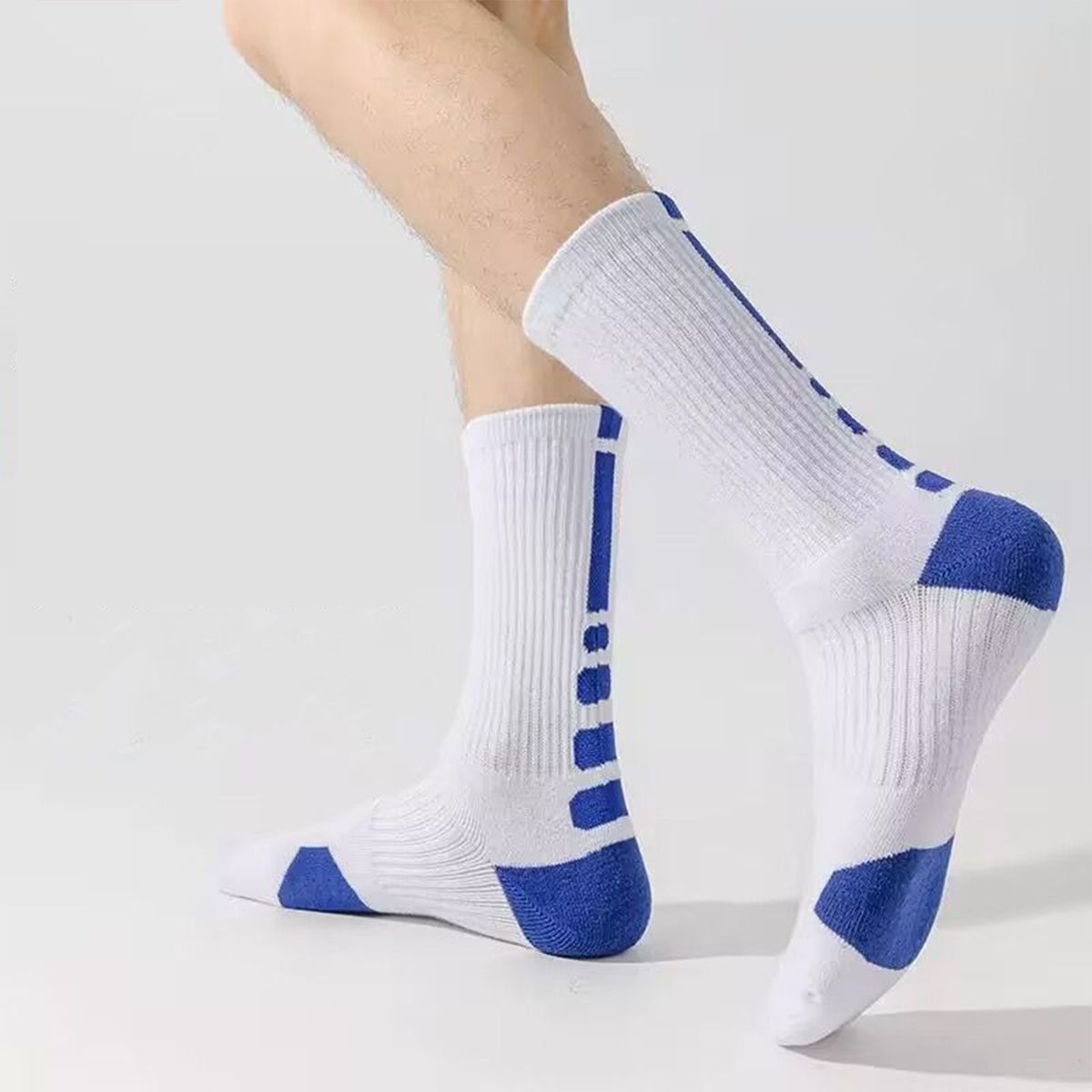 POLASUP - Polasup Suela de tela engrosada en color blanco azul oscuro adecuada para jugar al baloncesto correr