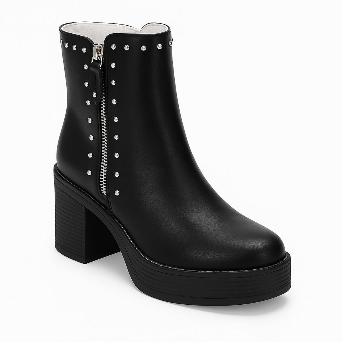 BOTELI - Botin Negro Para Mujer con Tacon 25-16