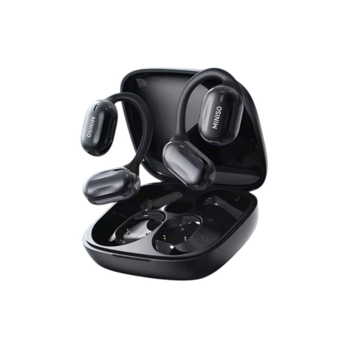 MINISO - Audífonos Miniso Ms162 AI Traducción Auriculares Inalámbrico Negro