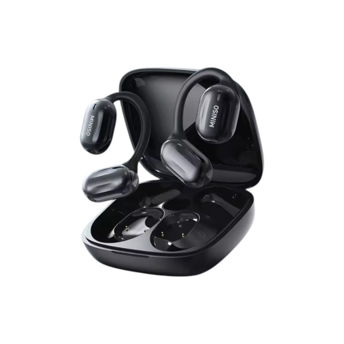 MINISO - Audífonos Miniso Ms162 AI Traducción Auriculares Inalámbrico Negro