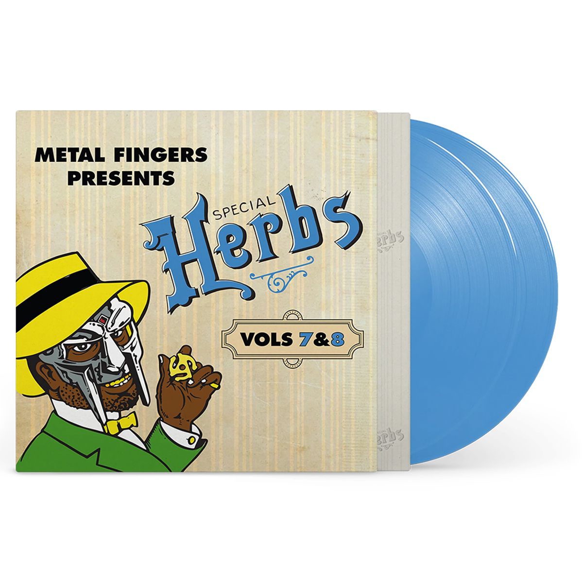 GENERICO - Metal Fingers -Special Herbs Vols 7&8- Vinilo Doble - Sky Blue