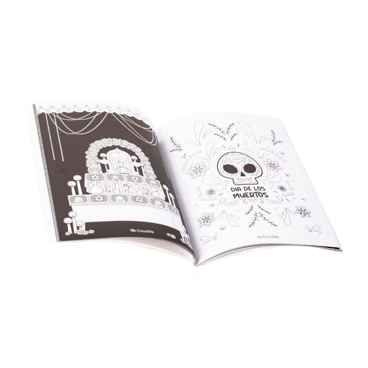 CREATIVE - Libro Colorear Catrina 50 Diseños Creative