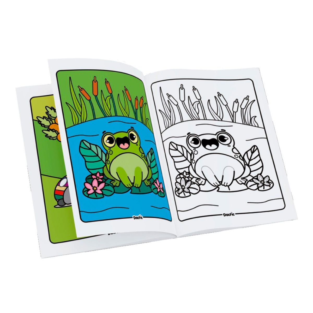 DACTIC - Libro Colorear Con Guía 40 Diseños Dactic