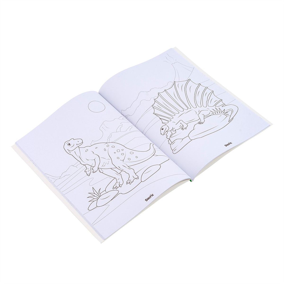 DACTIC - Libro Colorear Dinosaurios 50 Diseños Dactic