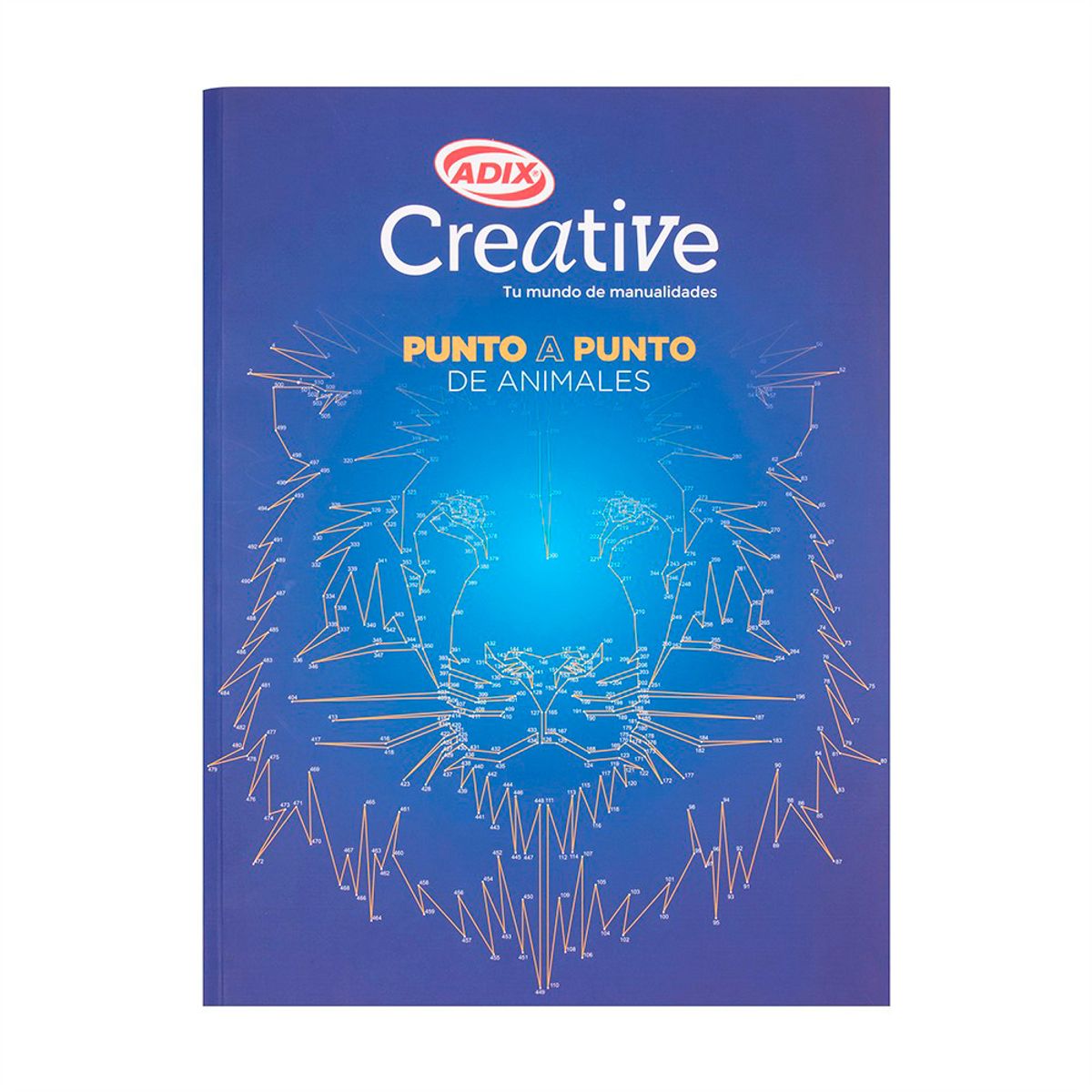 CREATIVE - Libro Colorear Punto a Punto Animales 44 Diseños Creative