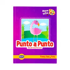 DACTIC - Libro Colorear Punto a Punto Animales 50 Diseños