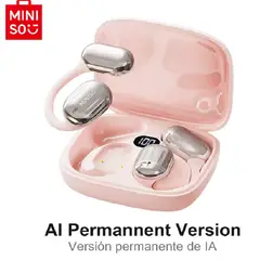 MINISO - Audífonos Ms162 AI Traducción Auriculares Inalámbrico Rosa