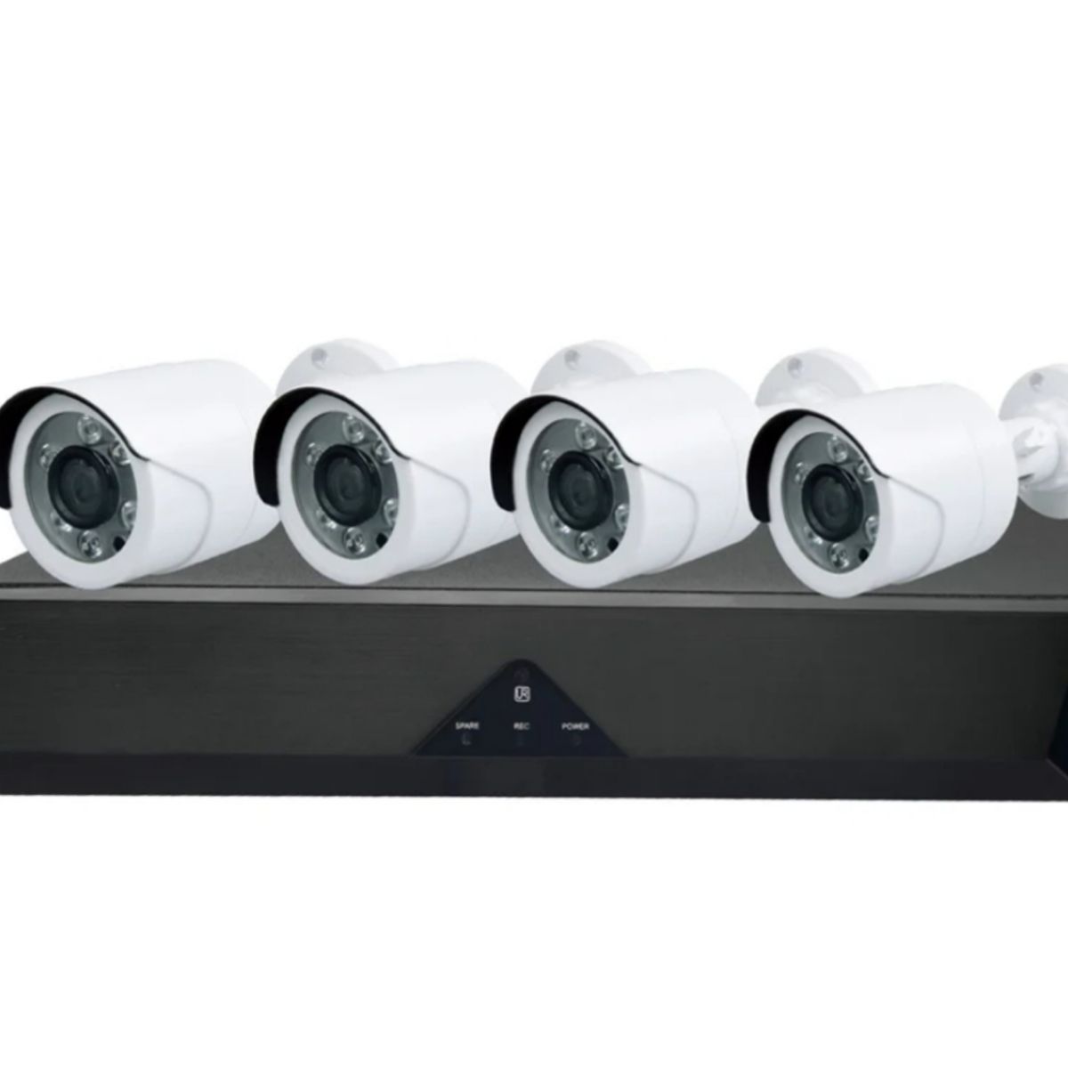 ARTIHOGAR - Kit Cctv 4 Cámaras Seguridad JORTAN+ Disco Duro 1 Terabyte Instalado en DVR