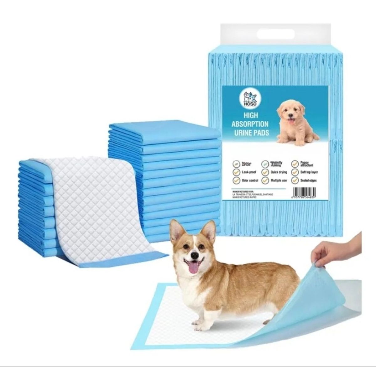 GENERICO - Sabanillas para Mascotas 50 Unidades de 60x45 cm