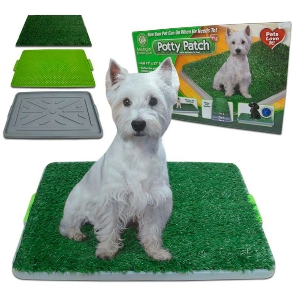 GENERICO - Baño Sanitario para Perro Potty Patch Grande