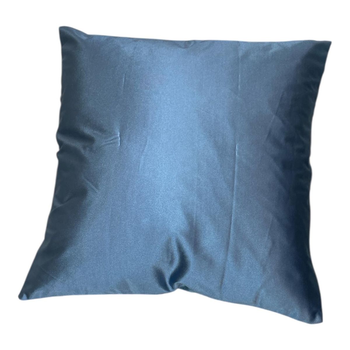 GENERICO - Pack De 2 Fundas De Cojin Satinadas 50X50 cm Color Azul