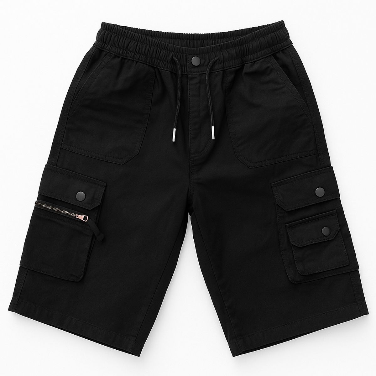 KIBOU - Bermuda Short Casual Cargo Niños Moda Urbana