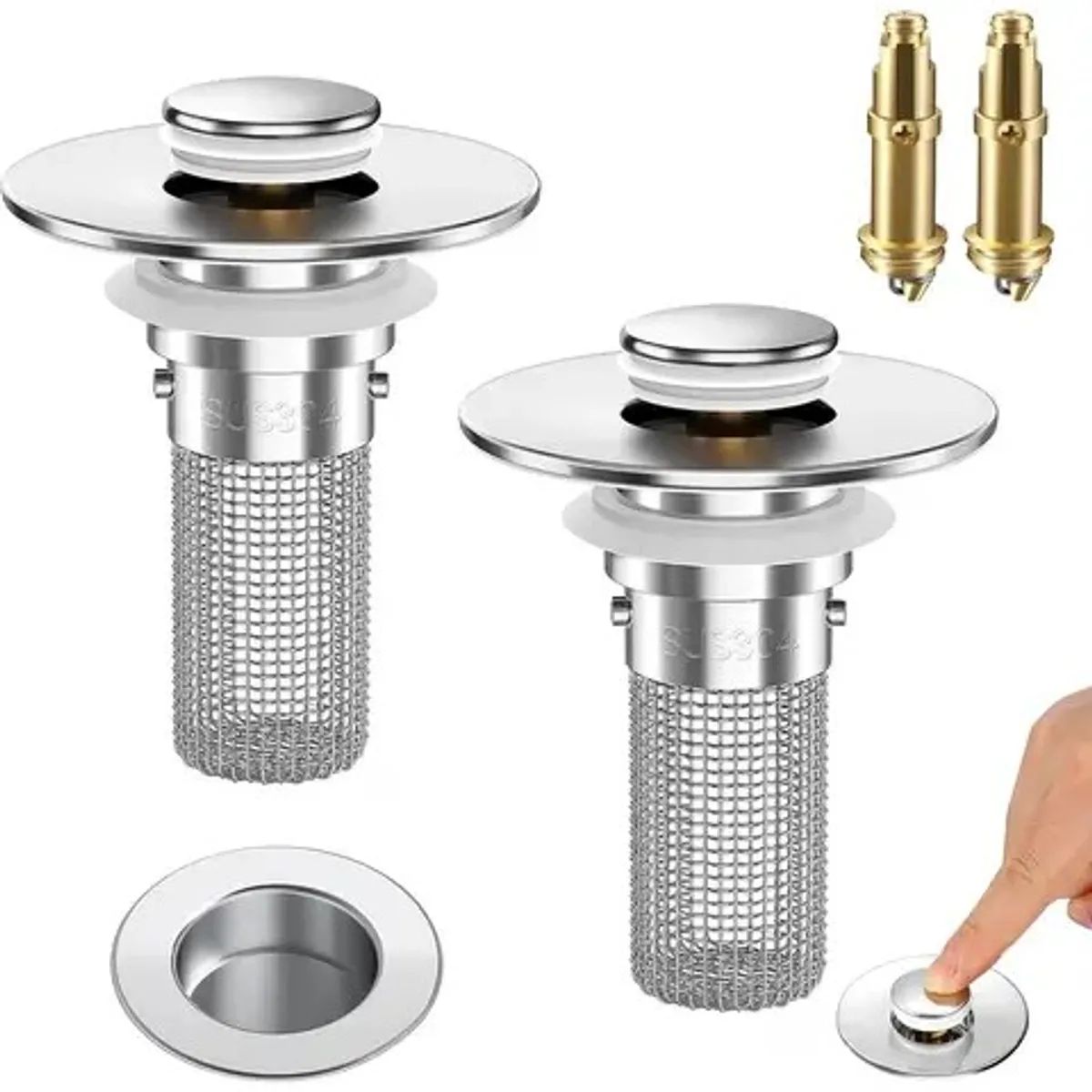 MOVI - Filtros para Drenaje Baño Pack 2 unidades