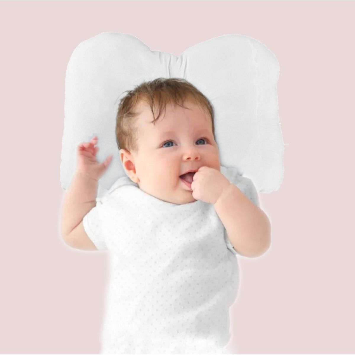 KIDSCOOL - Almohada Anatomica De Algodon Blanco