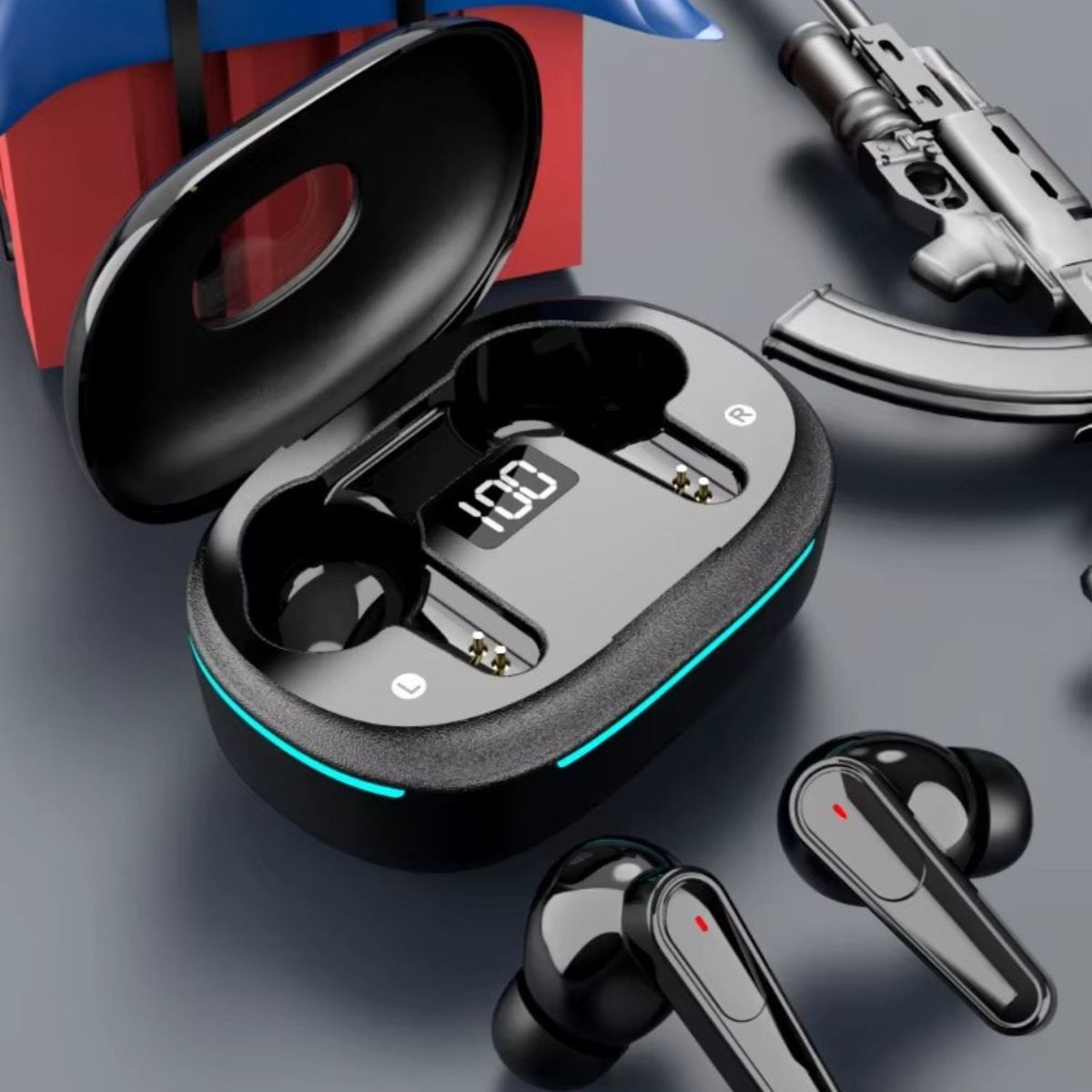 GENERICO - Audífonos inalámbricos Hi fi Pure bass deportivos gamer BT 5.4 iPhone/Android cancelación ruido