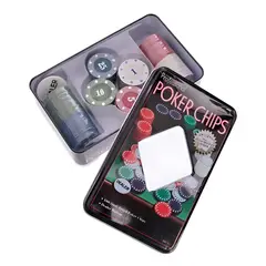 GENERICO - Fichas De Póker Profesionales 100 Fichas Numeradas + Ficha Dealer