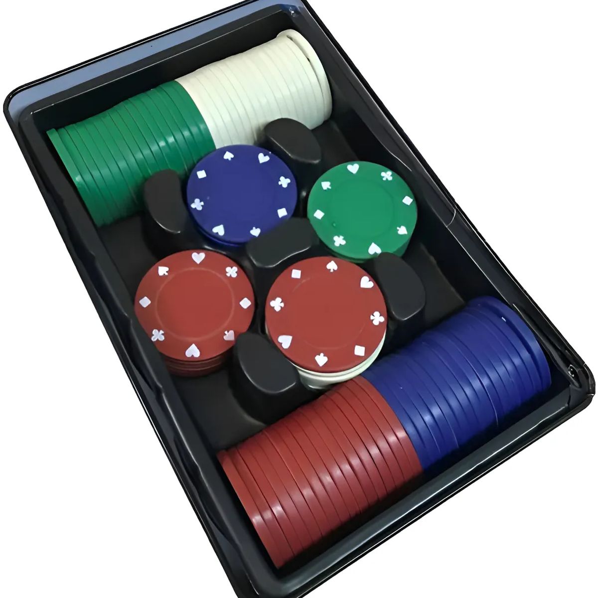 GENERICO - Fichas De Póker Profesionales 100 Fichas Numeradas + Ficha Dealer