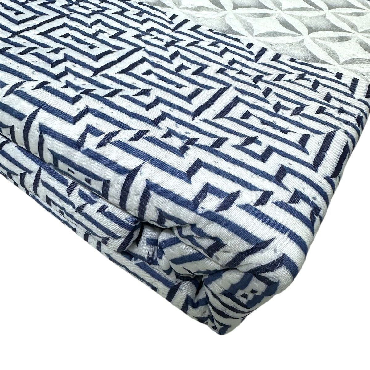 CHANTILLY - Cubrecama Quilt Básico Estampado Ultrasónico 1.5 plaza