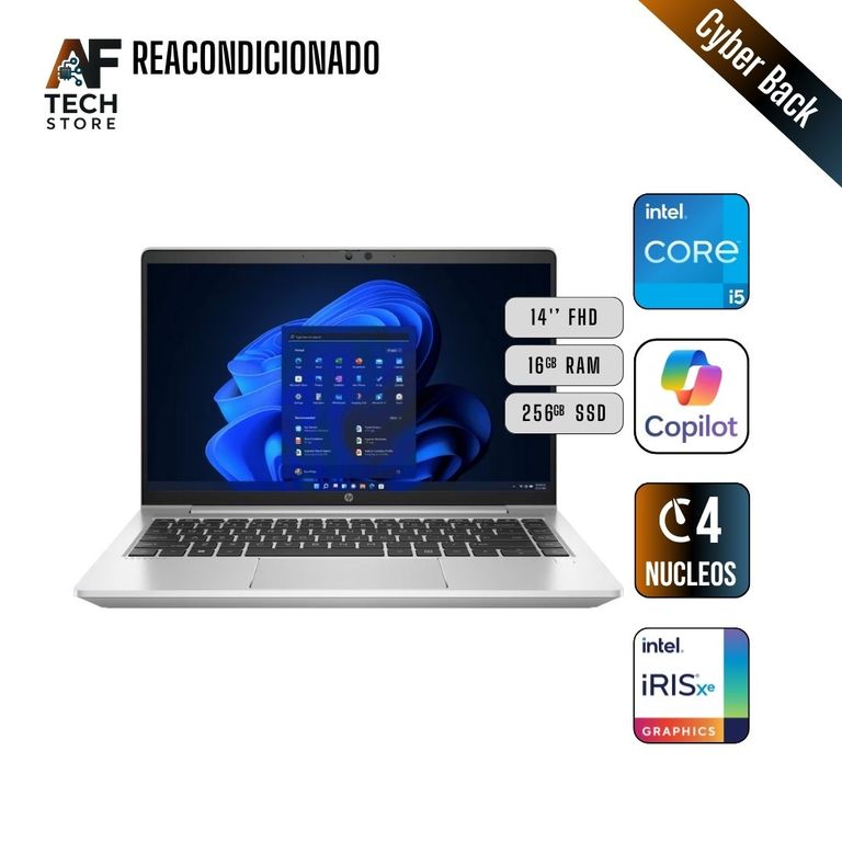 CyberBack ProBook 440 G8 Reacondicionado i5-1135G7, 16GB / 256GB SSD