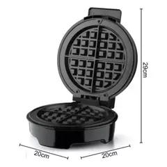 GENERICO - Waffler maker Maquina Wafflera Postres Antiadherente 4unidades redonda