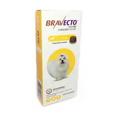 MSD - BRAVECTO PERRO DE 2.5 A 5 KILOS 1 COMPRIMIDO 90 DIAS