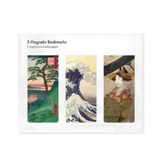 GENERICO - SET 3 MARCAPAGINAS MAGNETICOS HOKUSAI